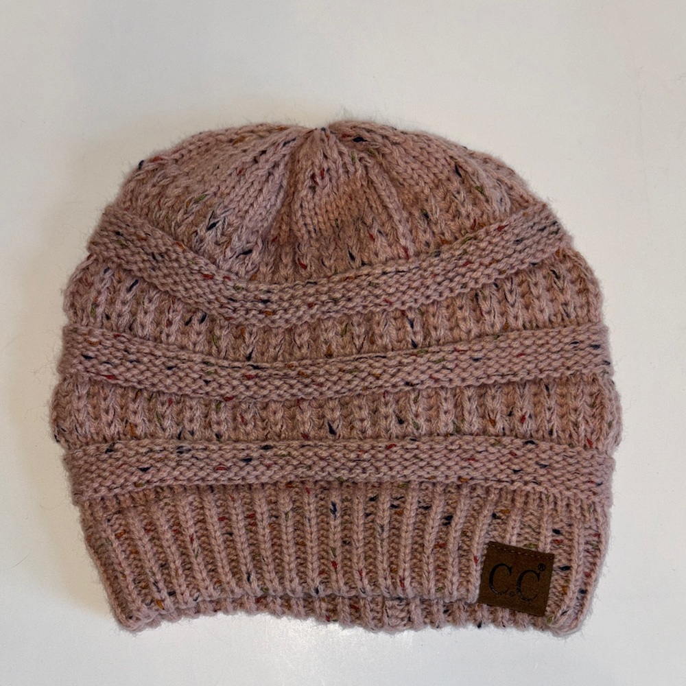 CC Boutique Pink Knit Beanie